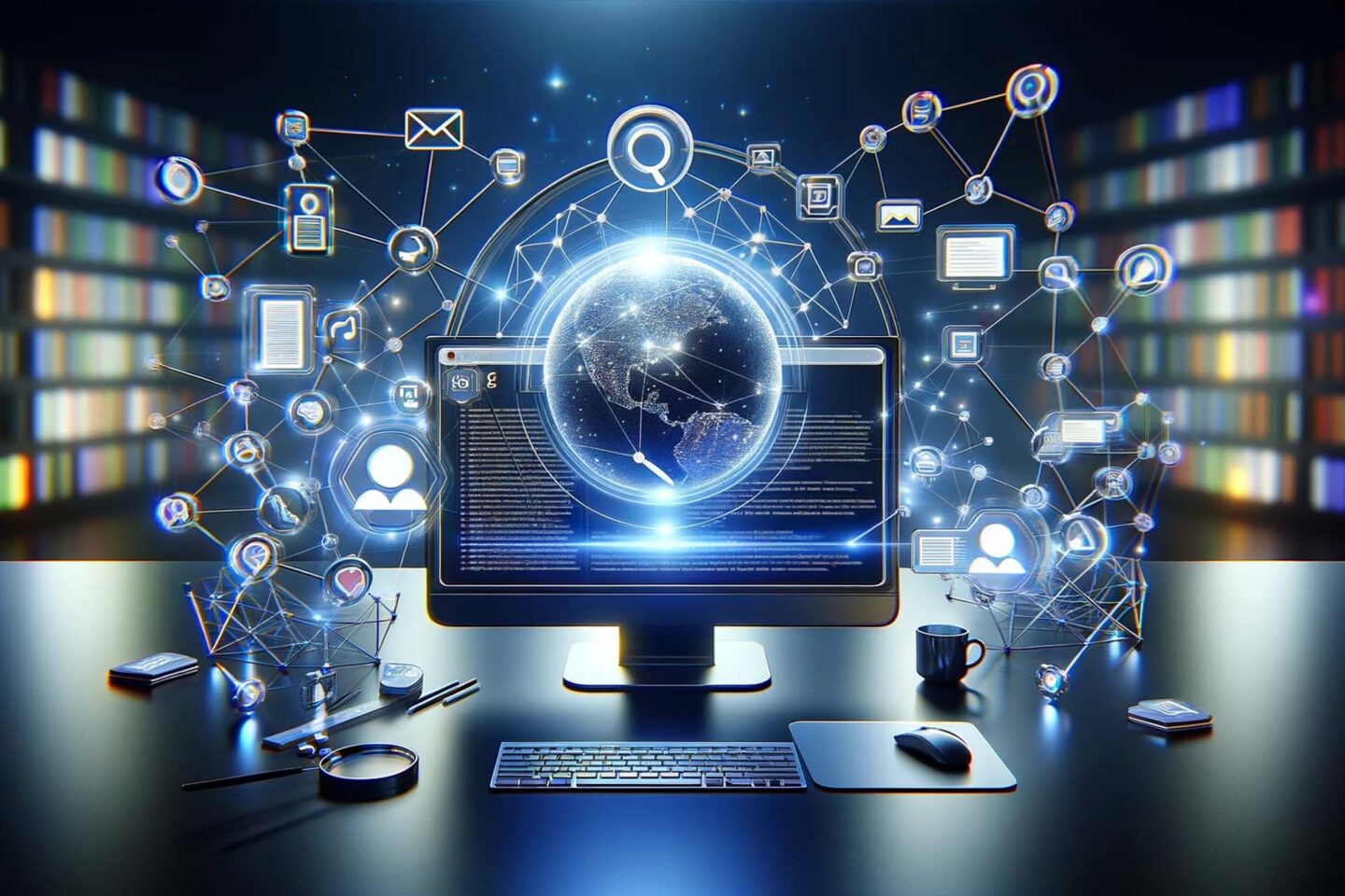 Imagen conceptual que representa la importancia de la semántica en el SEO