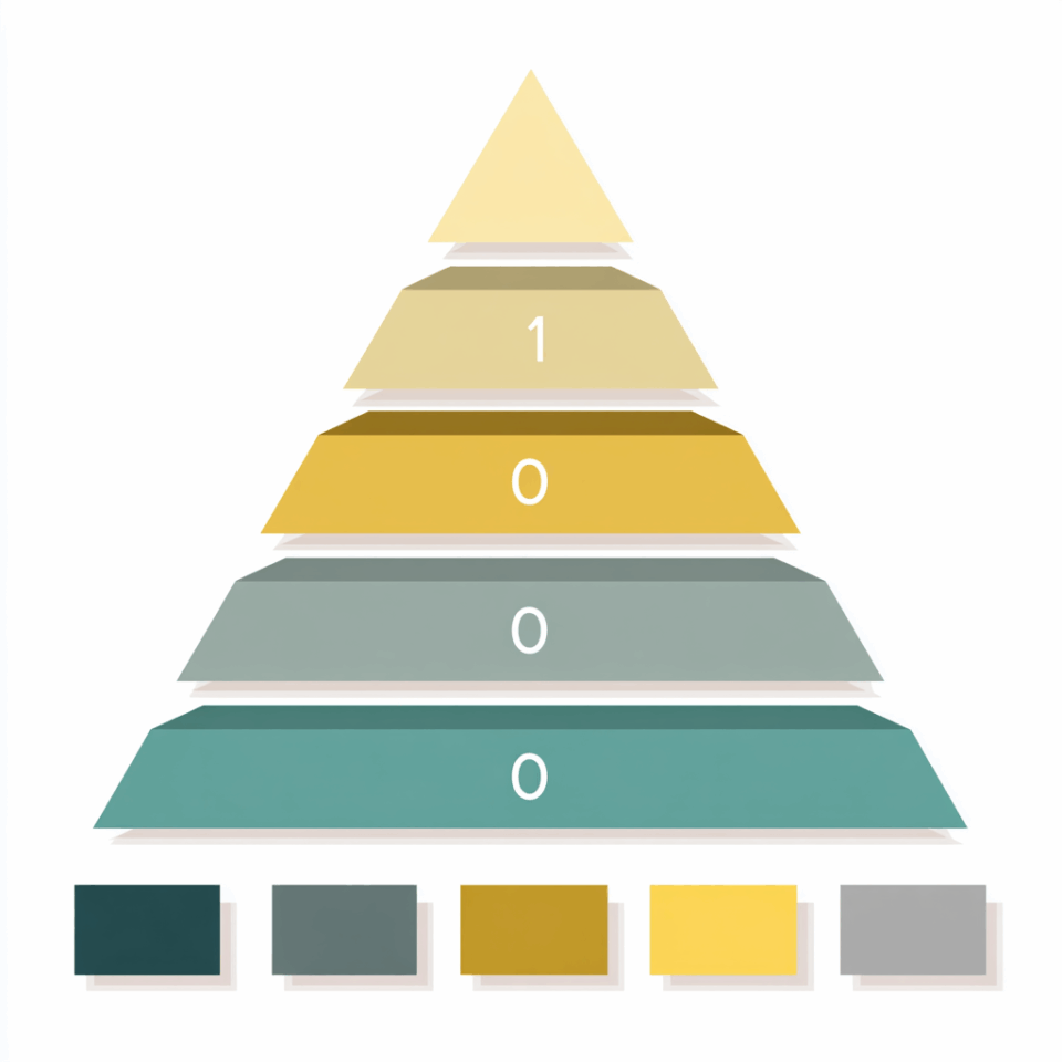 Pirámide de abstracción de tokens semánticos