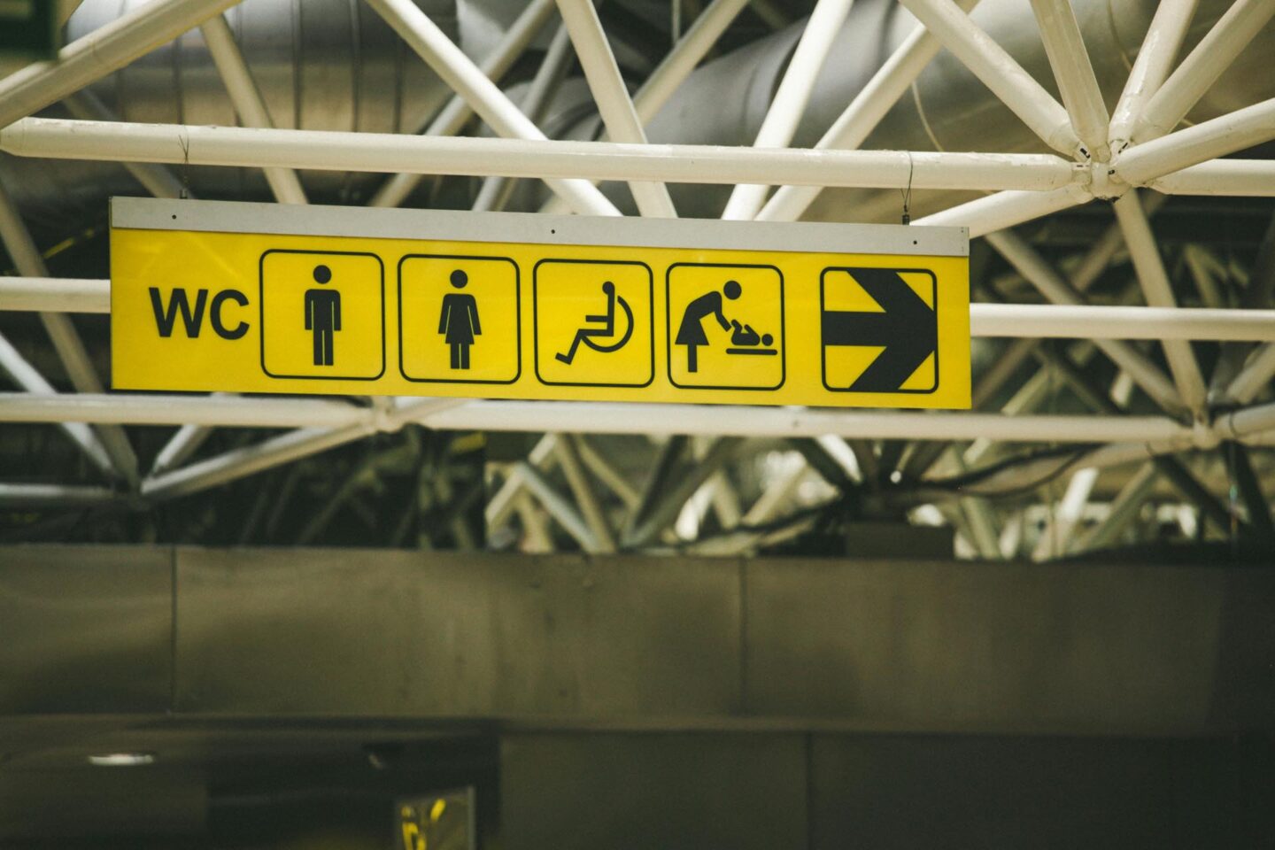 Usabilidad y accesibilidad - Letrero indicativo en estación